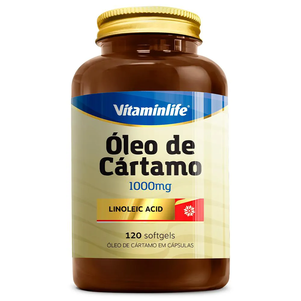 ÓLEO DE CáRTAMO 1000MG (120 CAPS) VITAMINLIFE