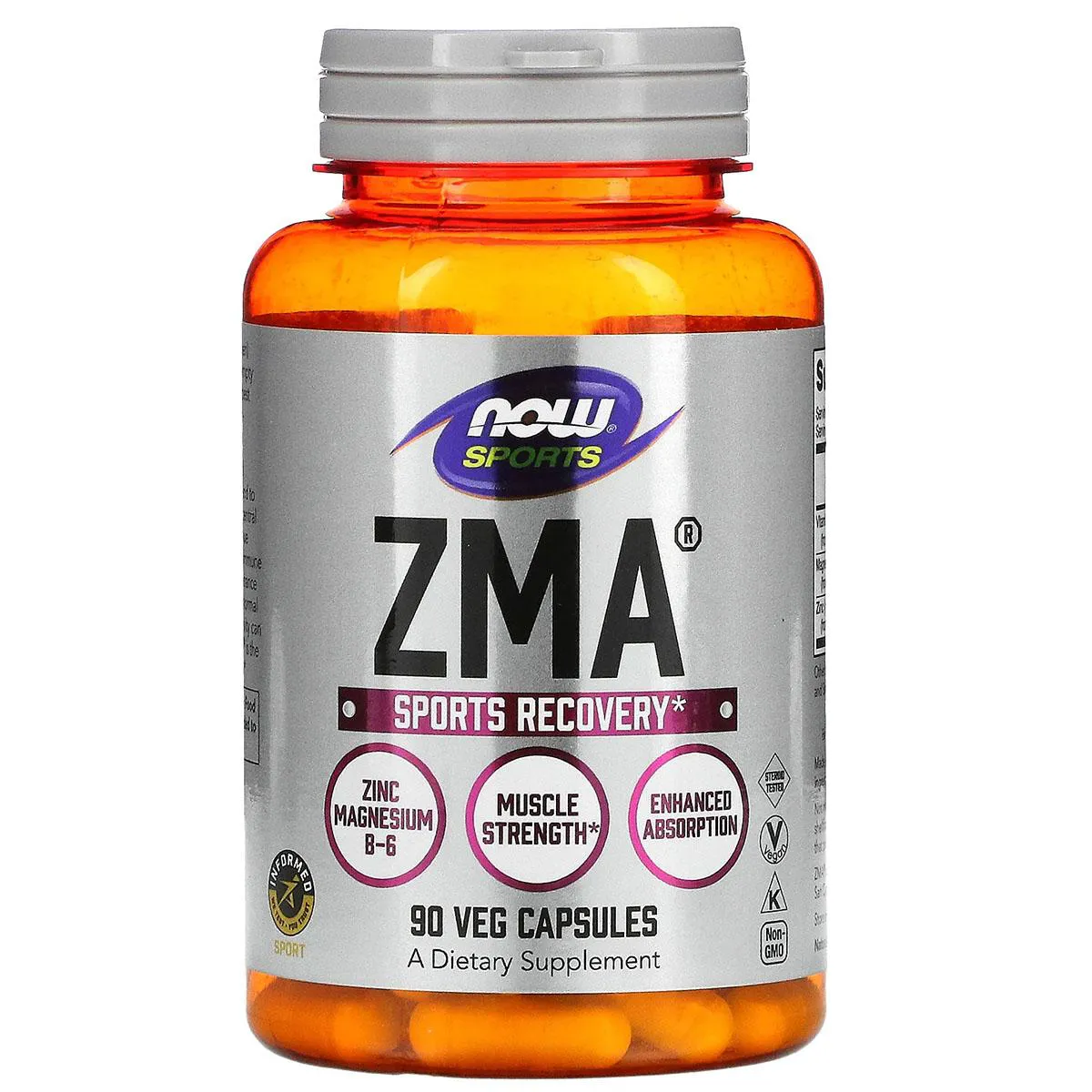 ZMA 90 CAPSULAS VEGANA - NOW FOODS