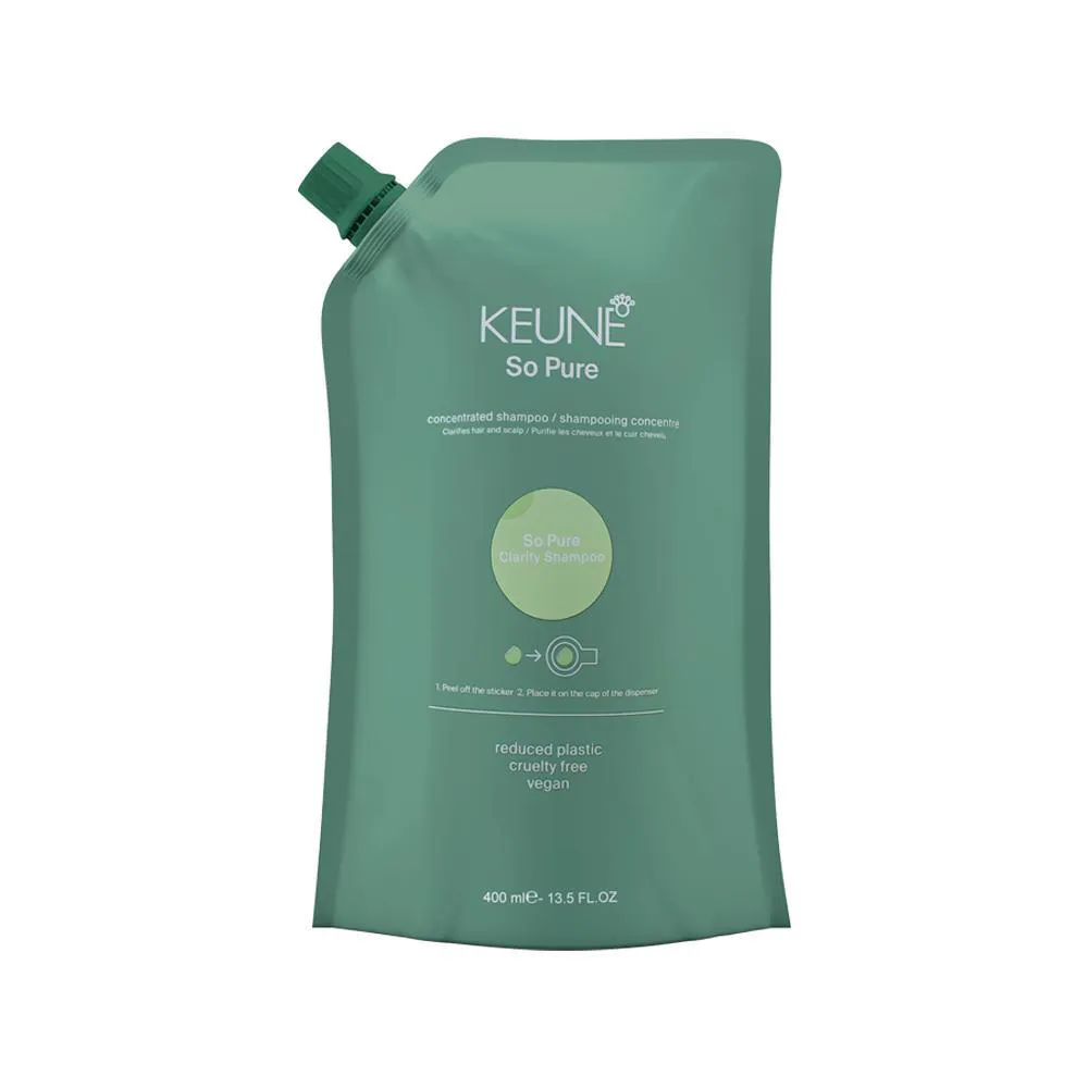KEUNE SO PURE CLARIFY SHAMPOO REFIL 400ML