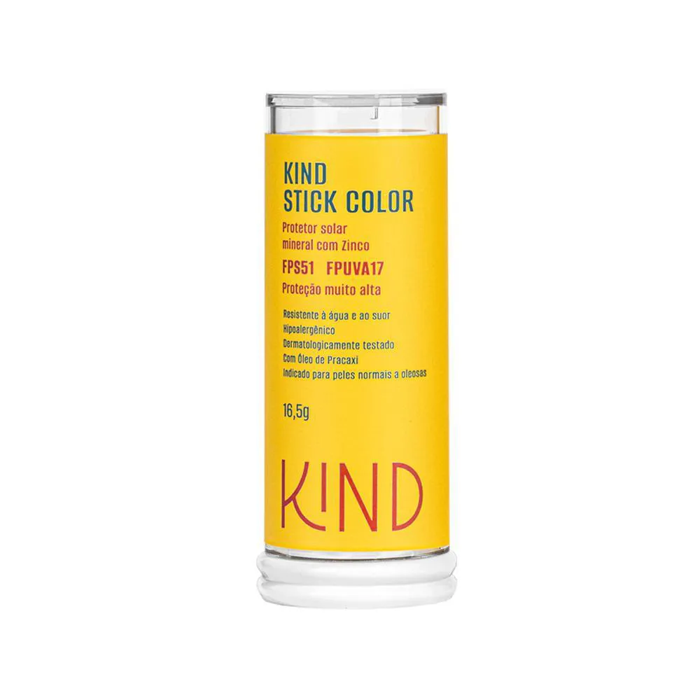 KIND BEAUTY PROTETOR SOLAR FACIAL STICK COLOR K80 FPS 51 FPUVA 17 16,5G