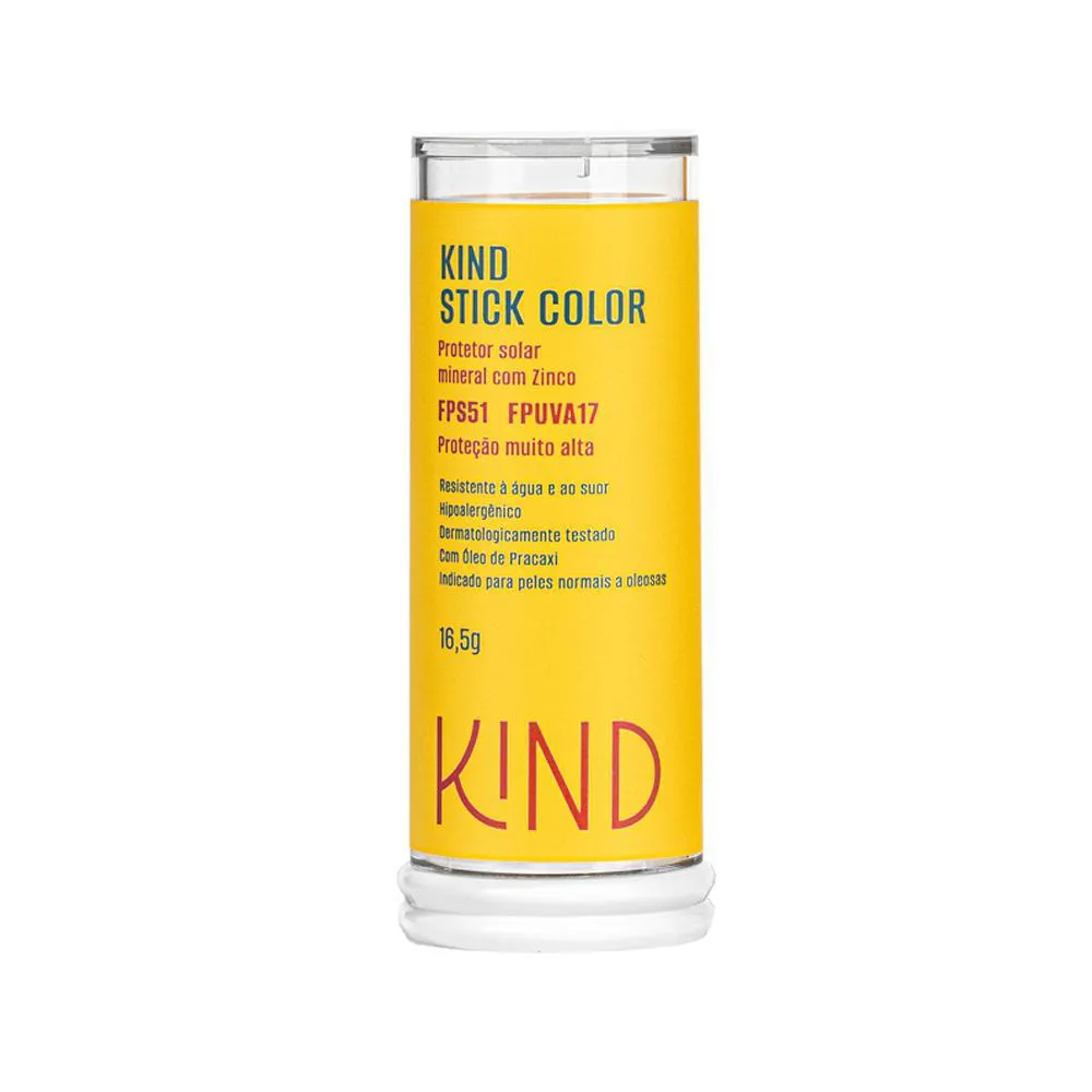 KIND BEAUTY PROTETOR SOLAR FACIAL STICK COLOR K140 FPS 51 FPUVA 17 16,5G