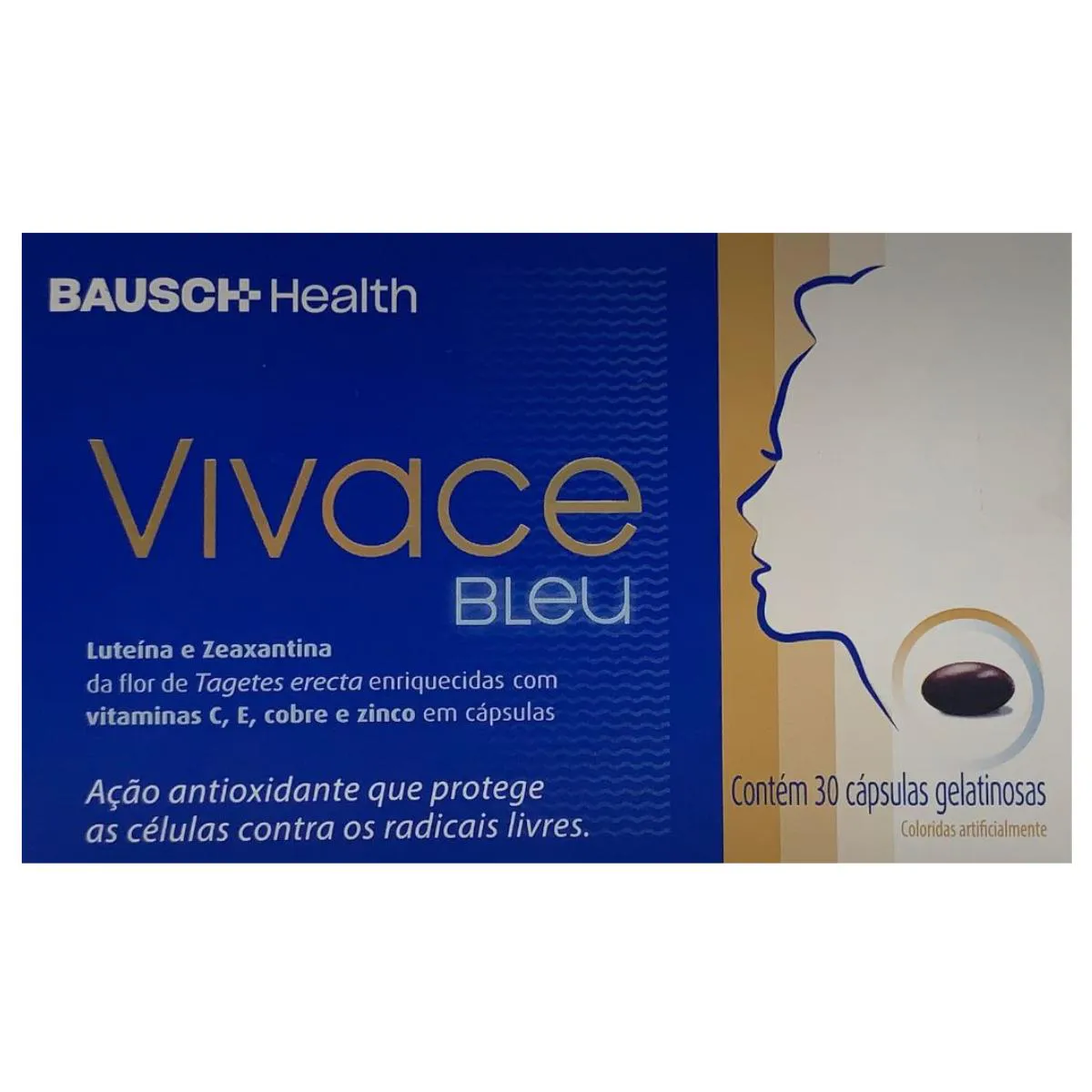 SUPLEMENTO VITAMíNICO VIVACE BLEU 30 CáPSULAS