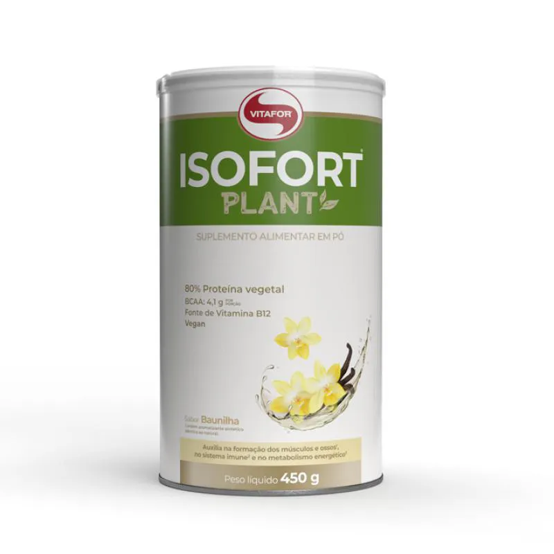 ISOFORT PLANT 450G BAUNILHA