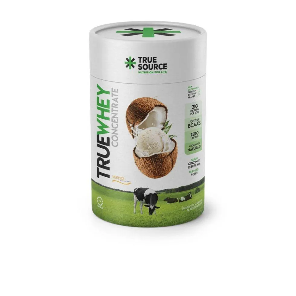 TRUE WHEY CONCENTRATE (900G) - SABOR: COCONUT ICECREAM