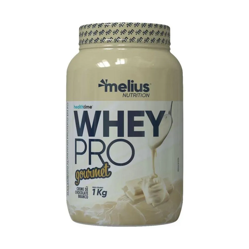 WHEY PRO GOURMET (1KG) - SABOR: CREME DE CHOC. BRANCO