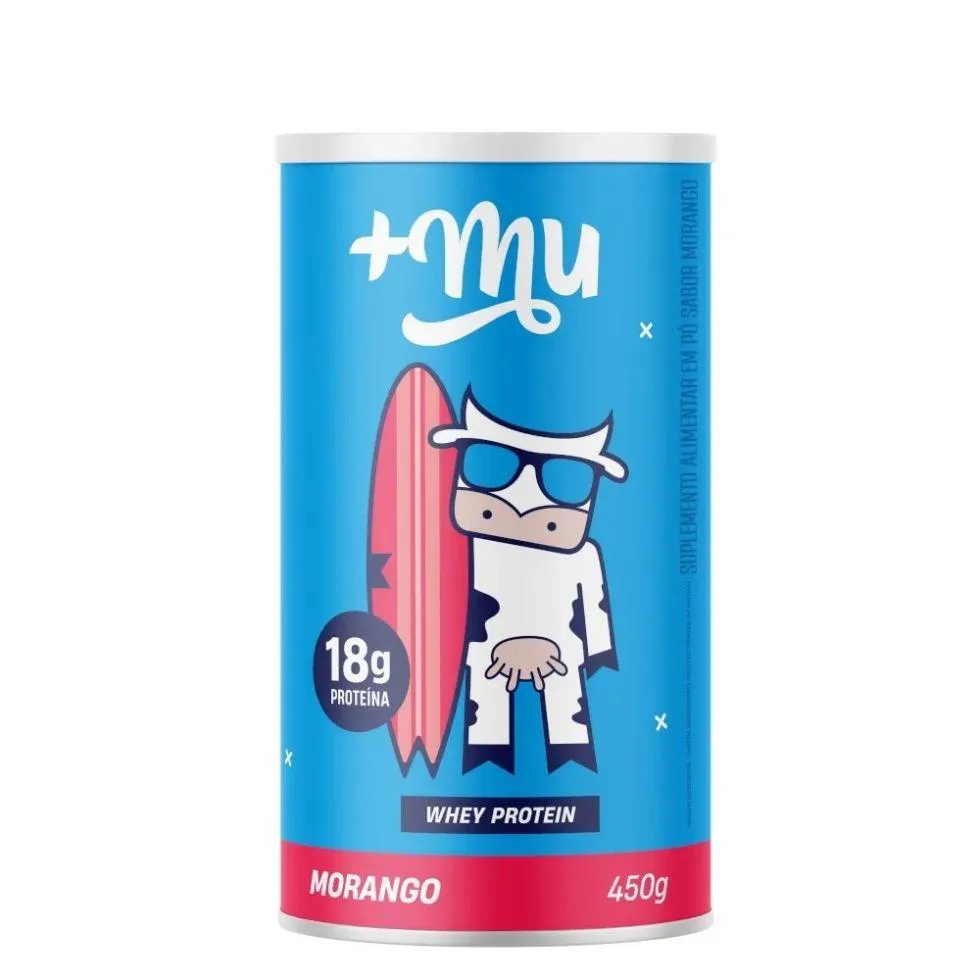 WHEY PROTEIN (450G) - SABOR: MORANGO