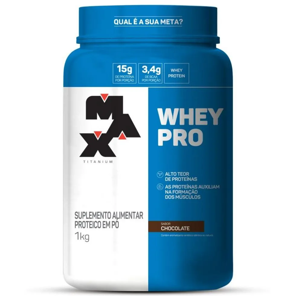 WHEY PRO POTE (1KG) - SABOR: CHOCOLATE