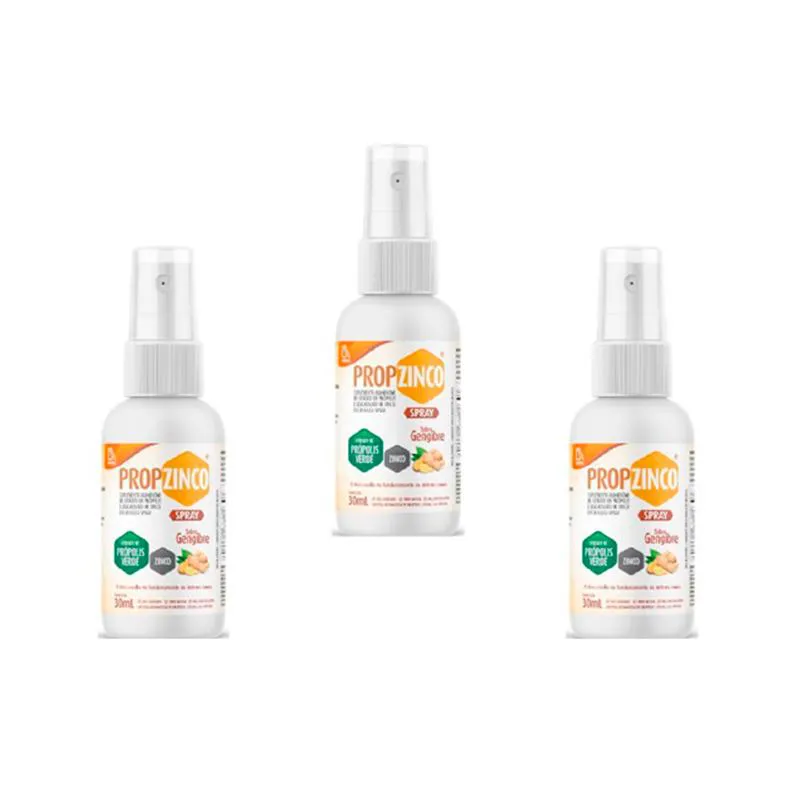 03UN PRóPOLIS, ZINCO E GENGIBRE SPRAY PROPZINCO 30ML