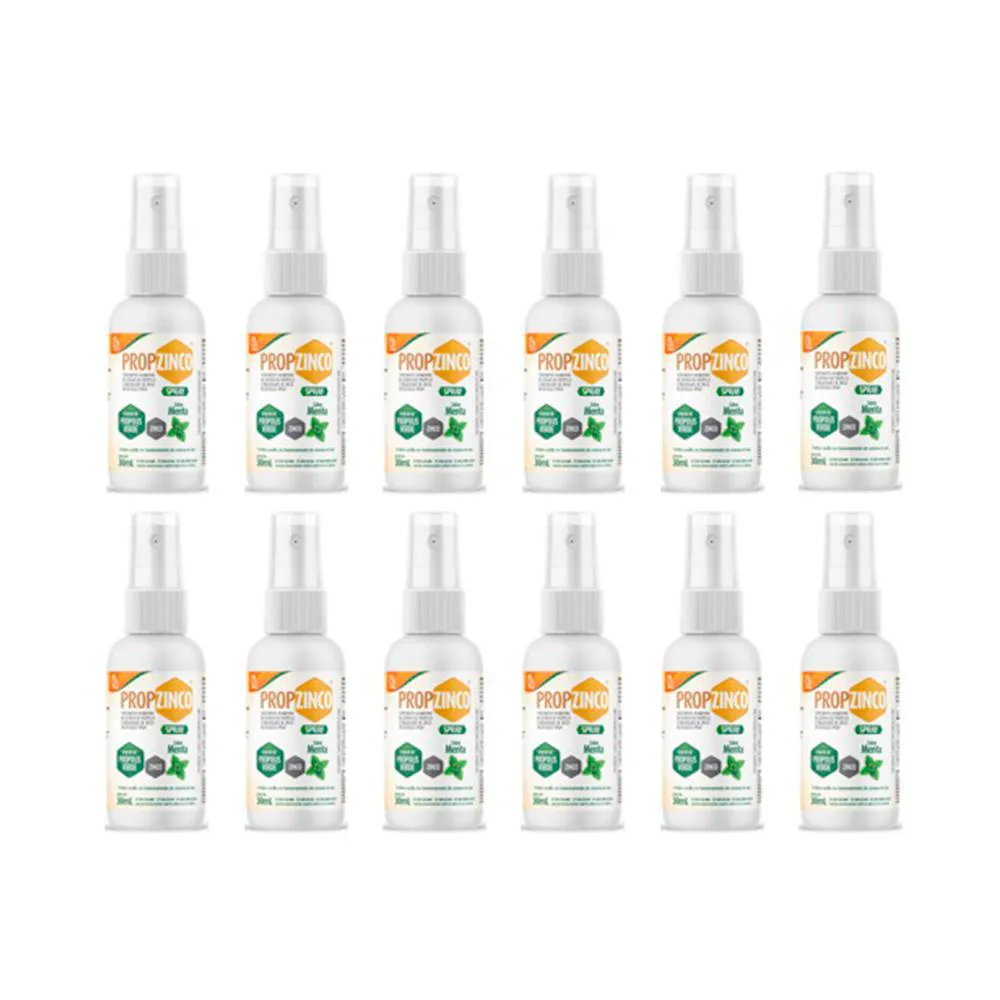 12UN PRóPOLIS, ZINCO E MENTA SPRAY PROPZINCO 30ML