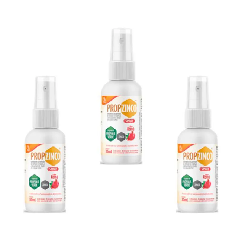 03UN PRóPOLIS, ZINCO E ROMã SPRAY PROPZINCO 30ML