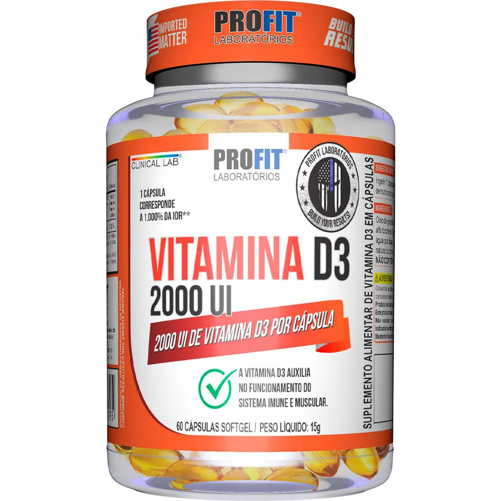 VITAMINA D3 (DISPONIBILIDADE: IMEDIATA)
