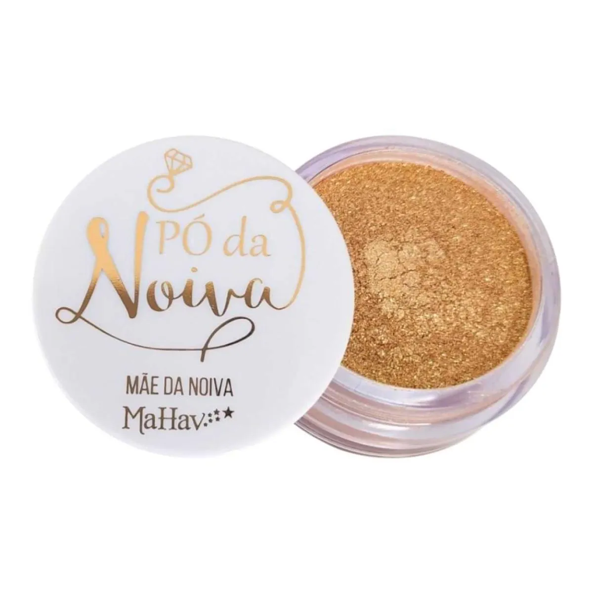 Pó DA NOIVA ILUMINADOR PIGMENTO MAHAV Ouro