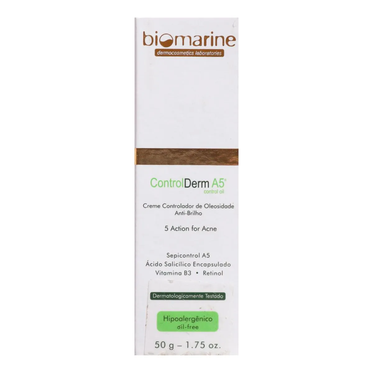 BIOMARINE CREME CONTROLE DE OLEOSIDADE CONTROL DERM A5 50ML