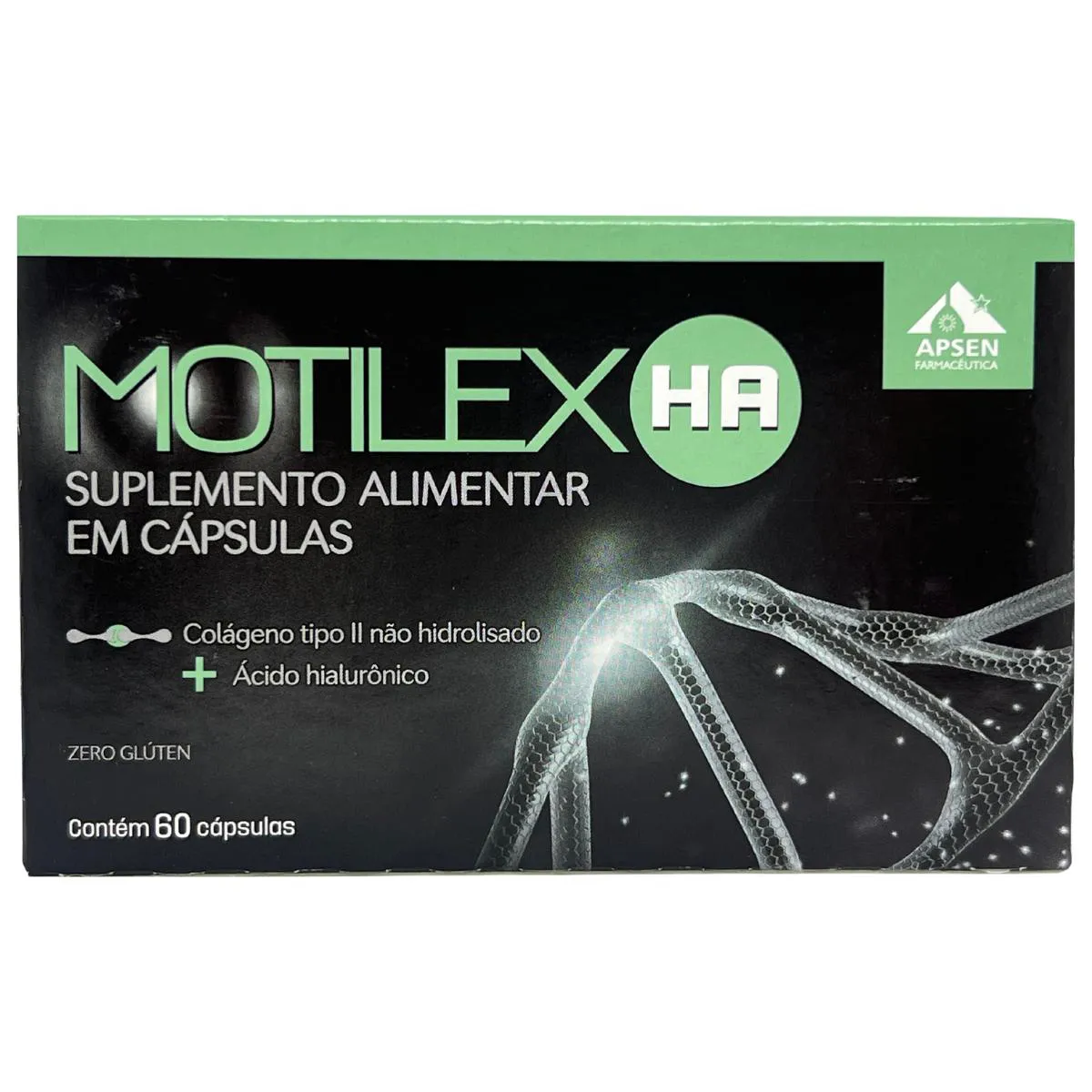 MOTILEX HA - COLáGENO TIPO II + ÁCIDO HIALURôNICO C/60 CAPS