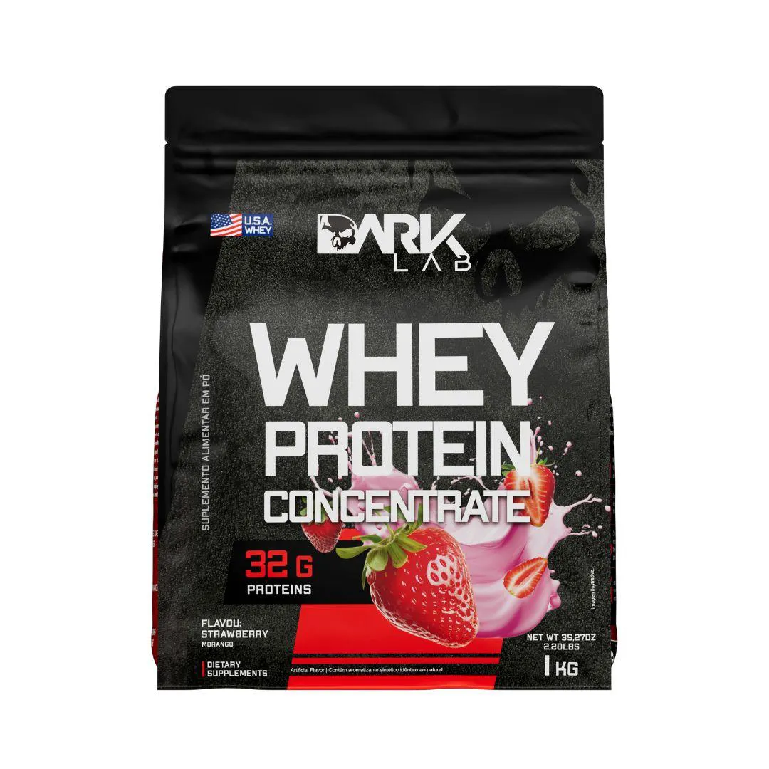 WHEY PROTEIN CONCENTRADO 1KG MORANGO DARK LAB