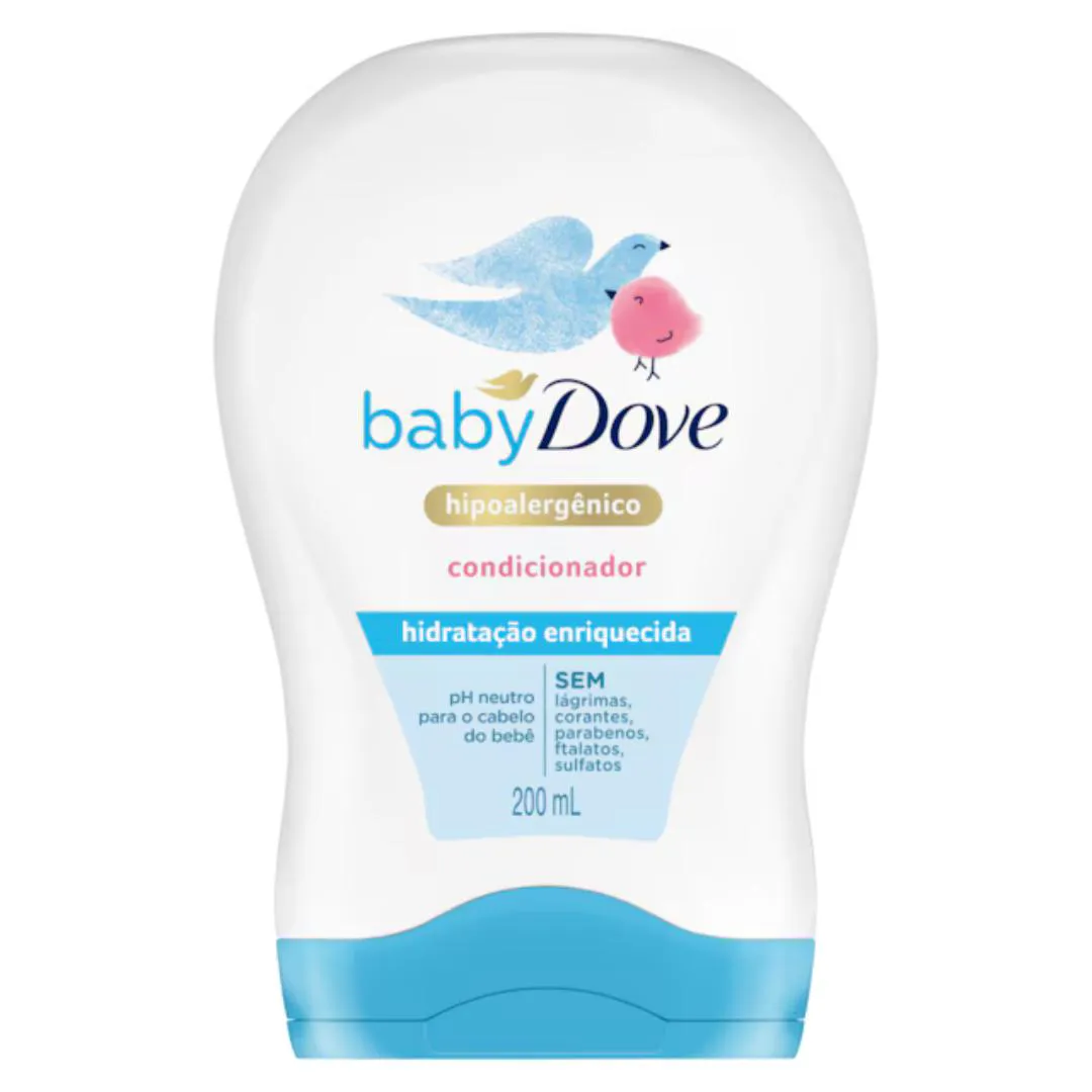 CONDICIONADOR BABY DOVE HIDRATAçãO ENRIQUECIDA - 200ML