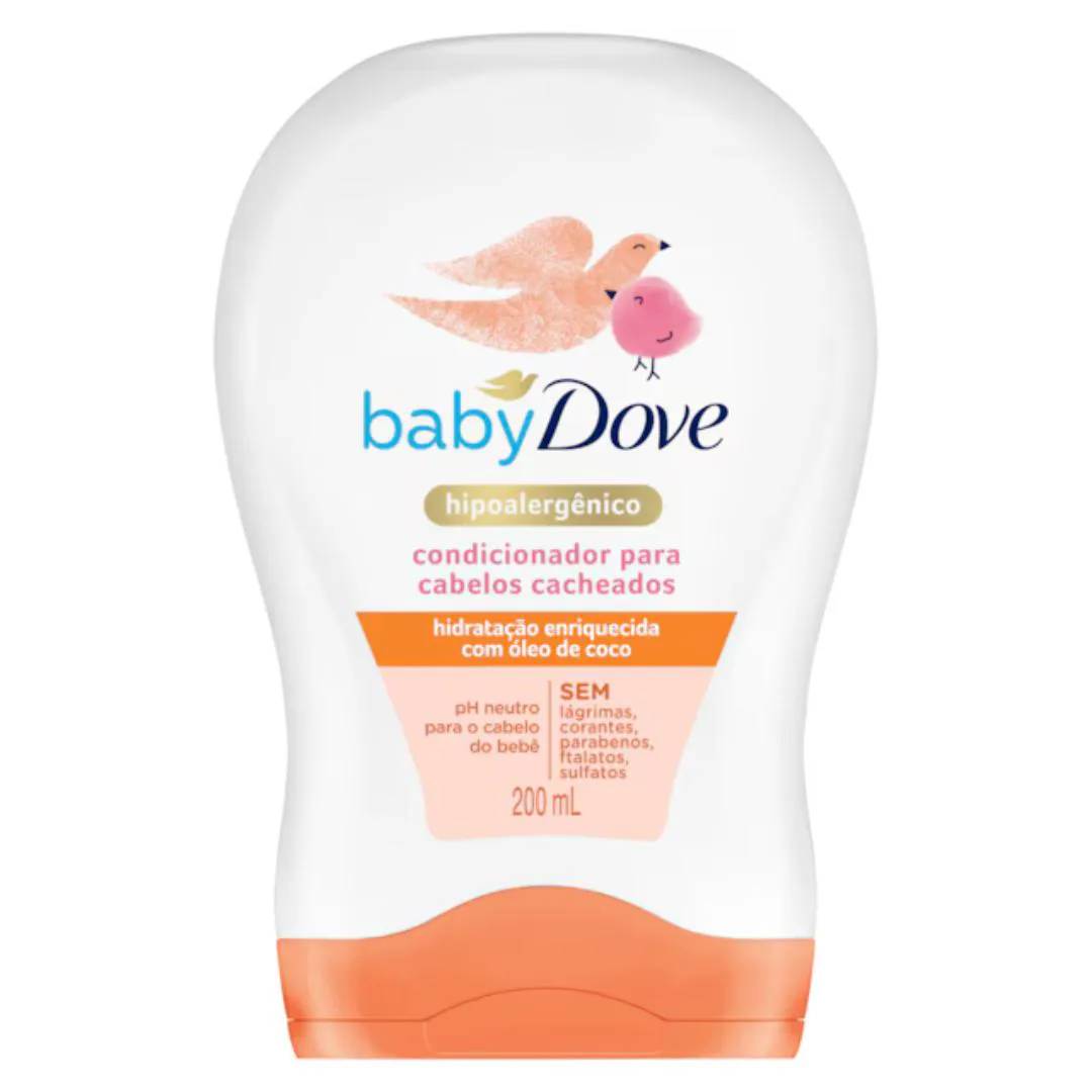 CONDICIONADOR PARA CABELOS CACHEADOS BABY DOVE - 200ML