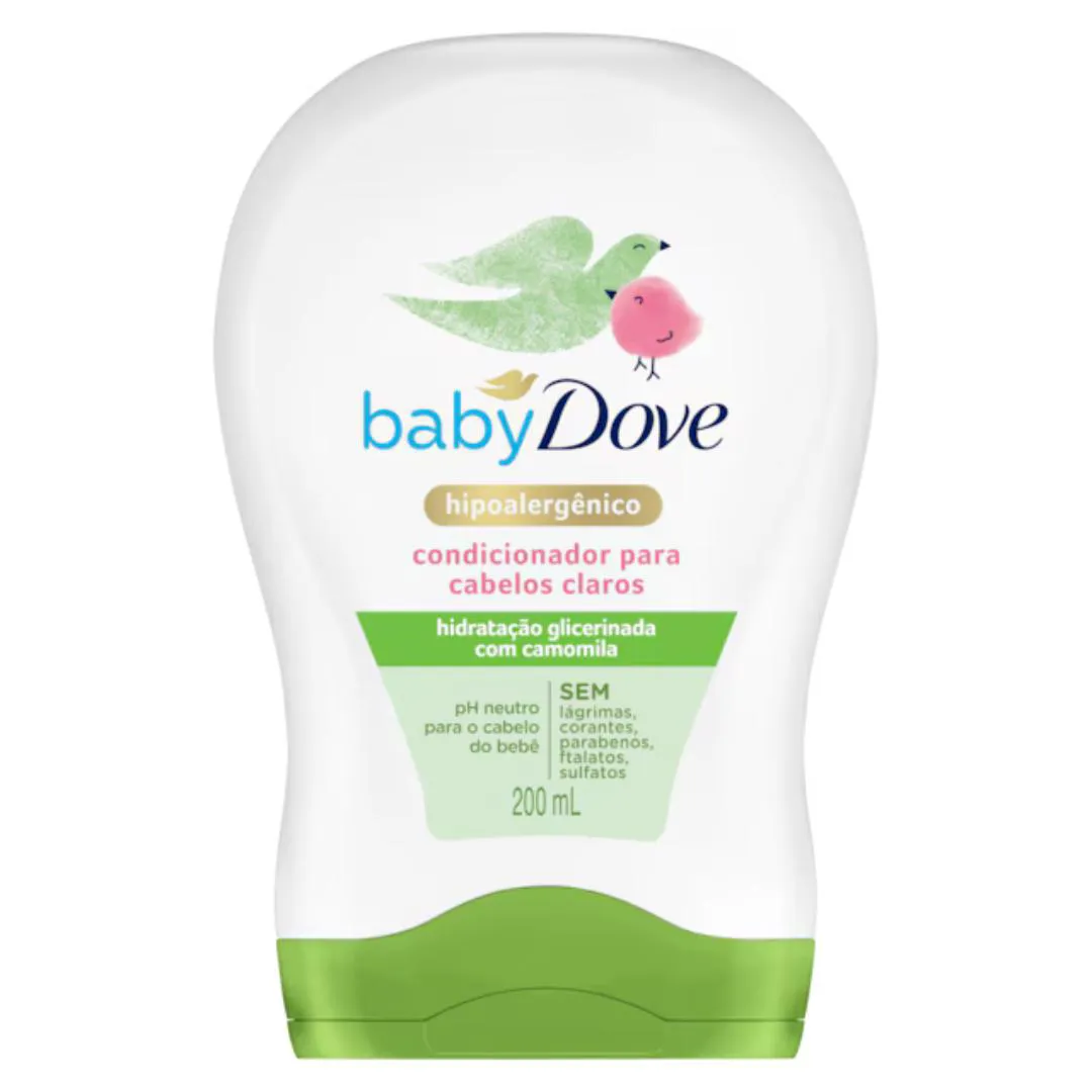 CONDICIONADOR PARA CABELOS CLAROS BABY DOVE - 200ML