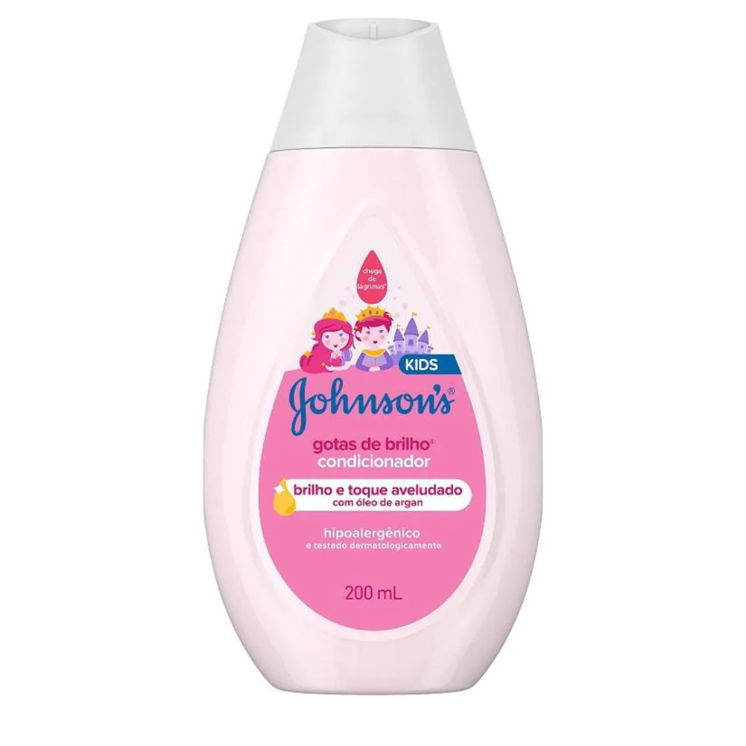 CONDICIONADOR JOHNSONS BABY GOTAS DE BRILHO 200ML