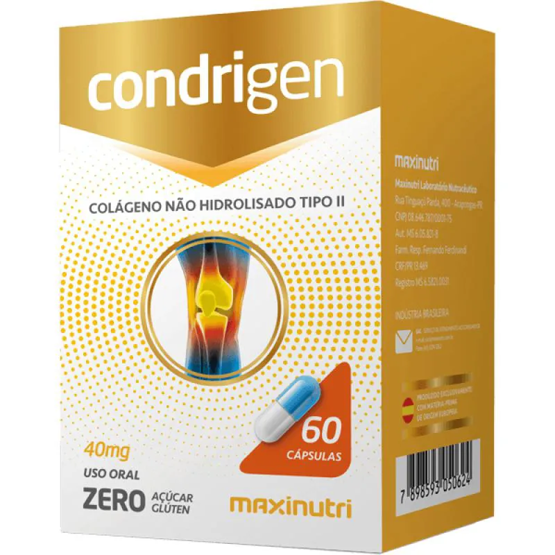 CONDRIGEN COLáGENO TIPO 2 MAXINUTRI 60 Cápsulas