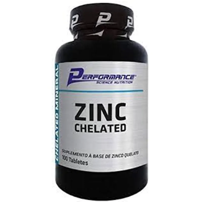 ZINC CHELATED - 30 TABLETES - PERFORMANCE NUTRITION