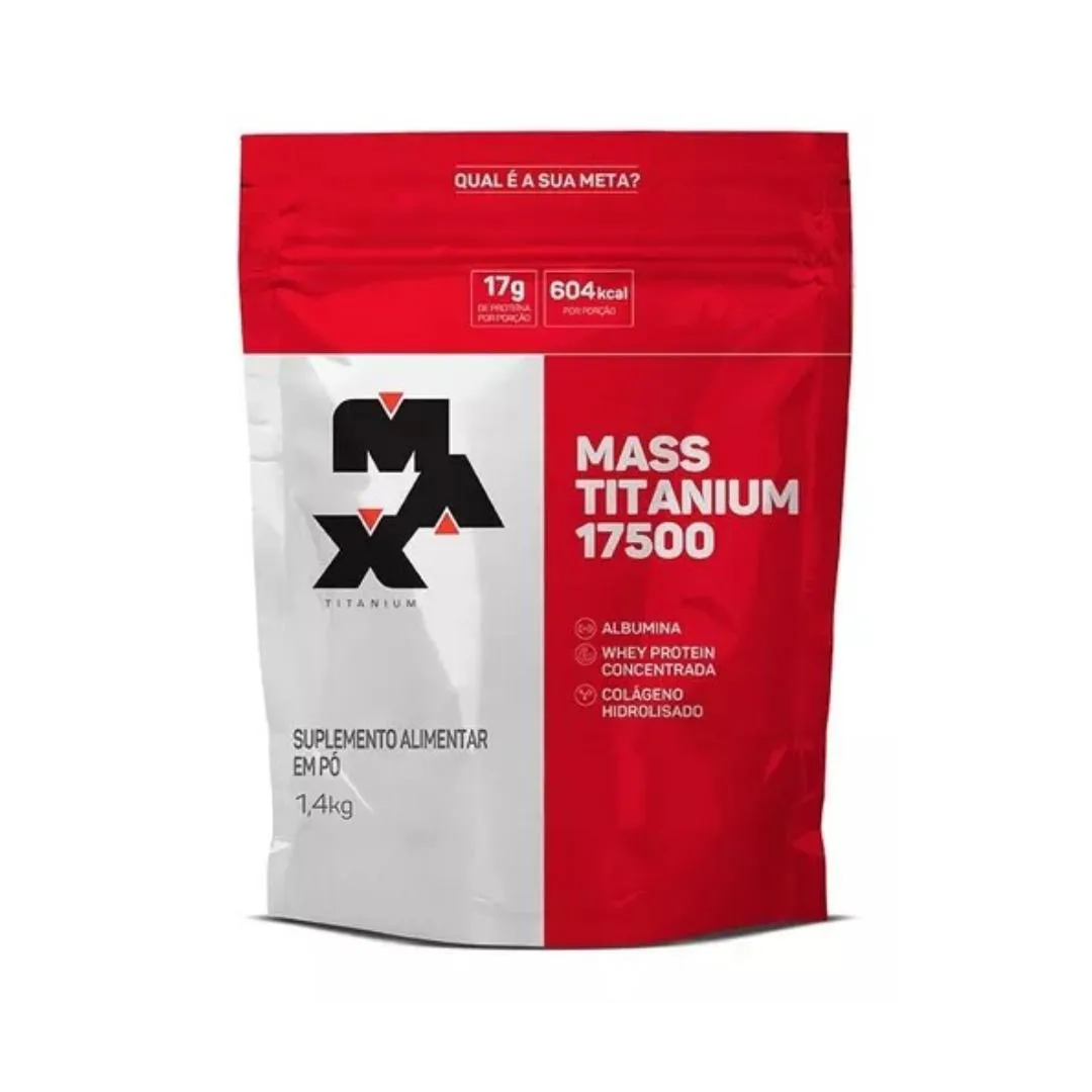 MASS TITANIUM 17500-1,4KG- MAX TITANIUM Baunilha