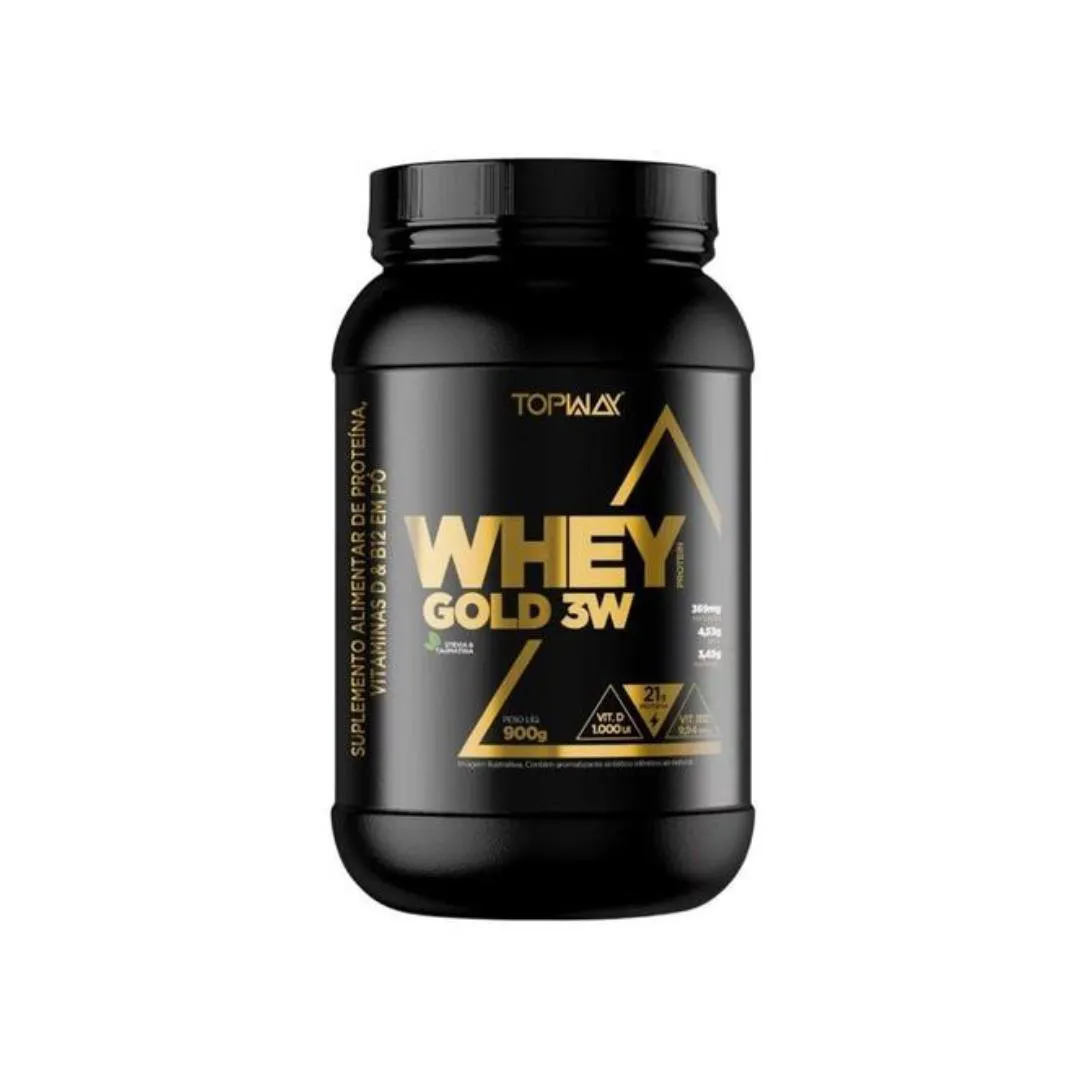 WHEY GOLD 3W - 900G - TOPWAY Cookiesamp