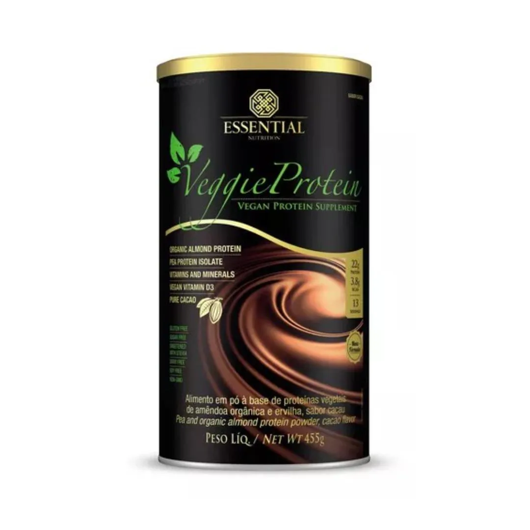 VEGGIE PROTEIN - 405G - ESSENTIAL NUTRITION Cacau