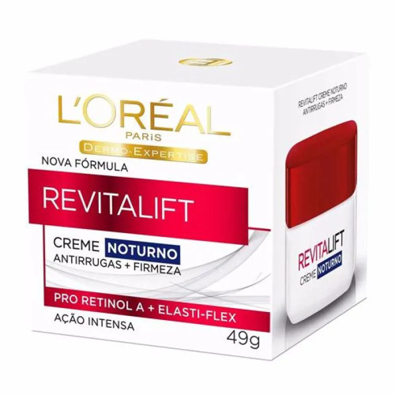 L´ORÉAL PARIS REVITALIFT - CREME ANTI-IDADE NOTURNO 49G