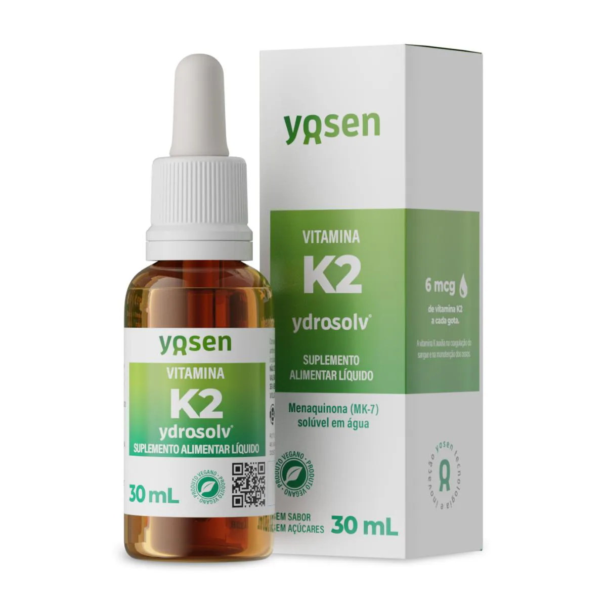 YDROSOLV VITAMINA K2 30ML - YOSEN