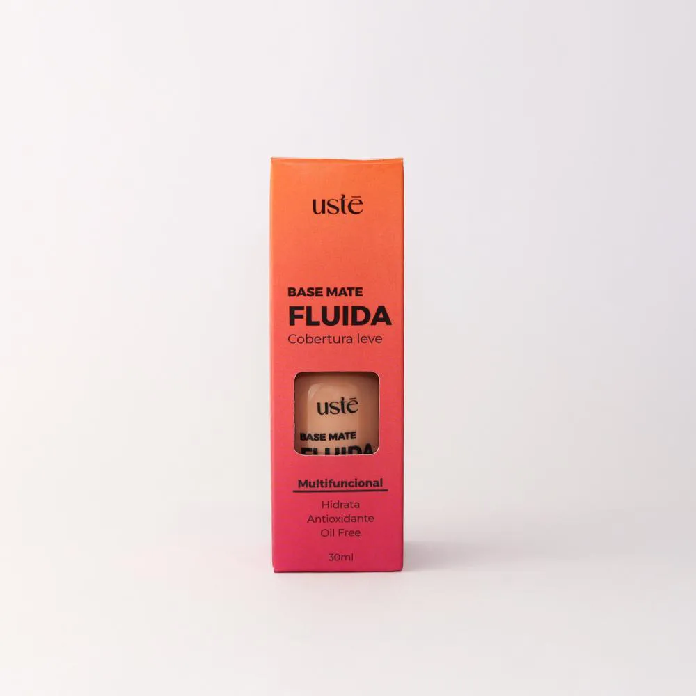 USTē COSMéTICOS - BASE FLUIDA MATE | COBERTURA LEVE - 30ML 05 Jaque
