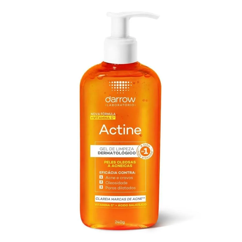 GEL DE LIMPEZA FACIAL DARROW ACTINE VITAMINA C 240G