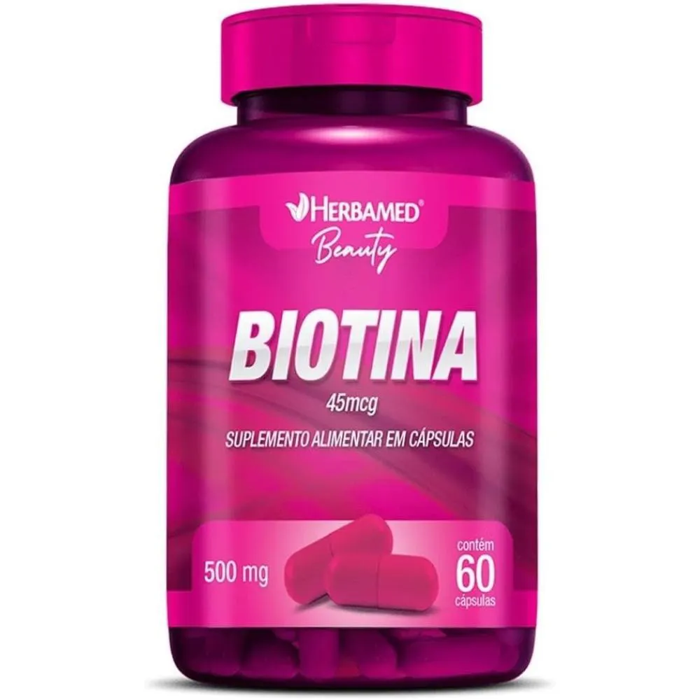 BIOTINA HERBAMED BEAUTY 45MCG 60 CáPSULAS