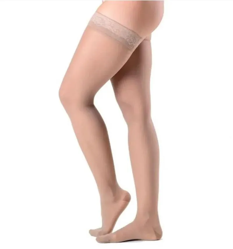 MEIA 7/8 SIGVARIS 782B EVER SHEER 20-30 MMHG PONTEIRA FECHADA NATURAL G3 Natural Escuro