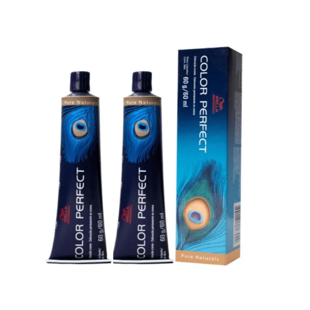 KIT WELLA 2X WELLA COLOR PERFECT PURE NATURALS 5/0 SC