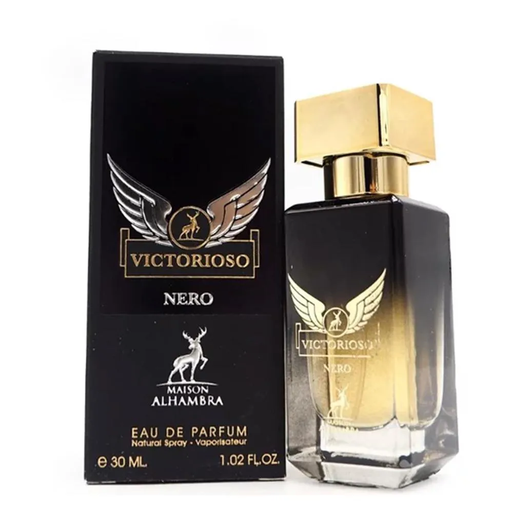 PERFUME VICTORIOSO NERO MAISON ALHAMBRA EDP MASCULINO 30ML