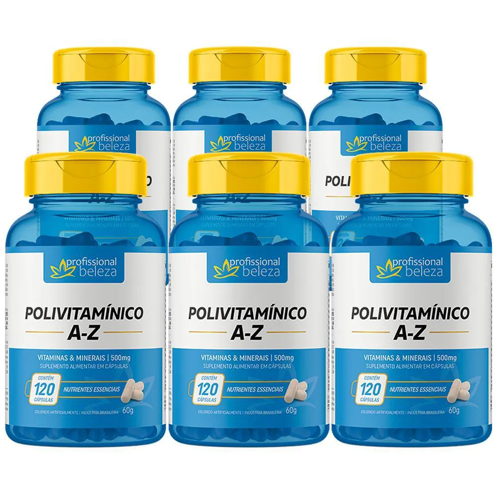 PB - 06 POLIVITAMíNICO 500MG A A Z 120 CPS