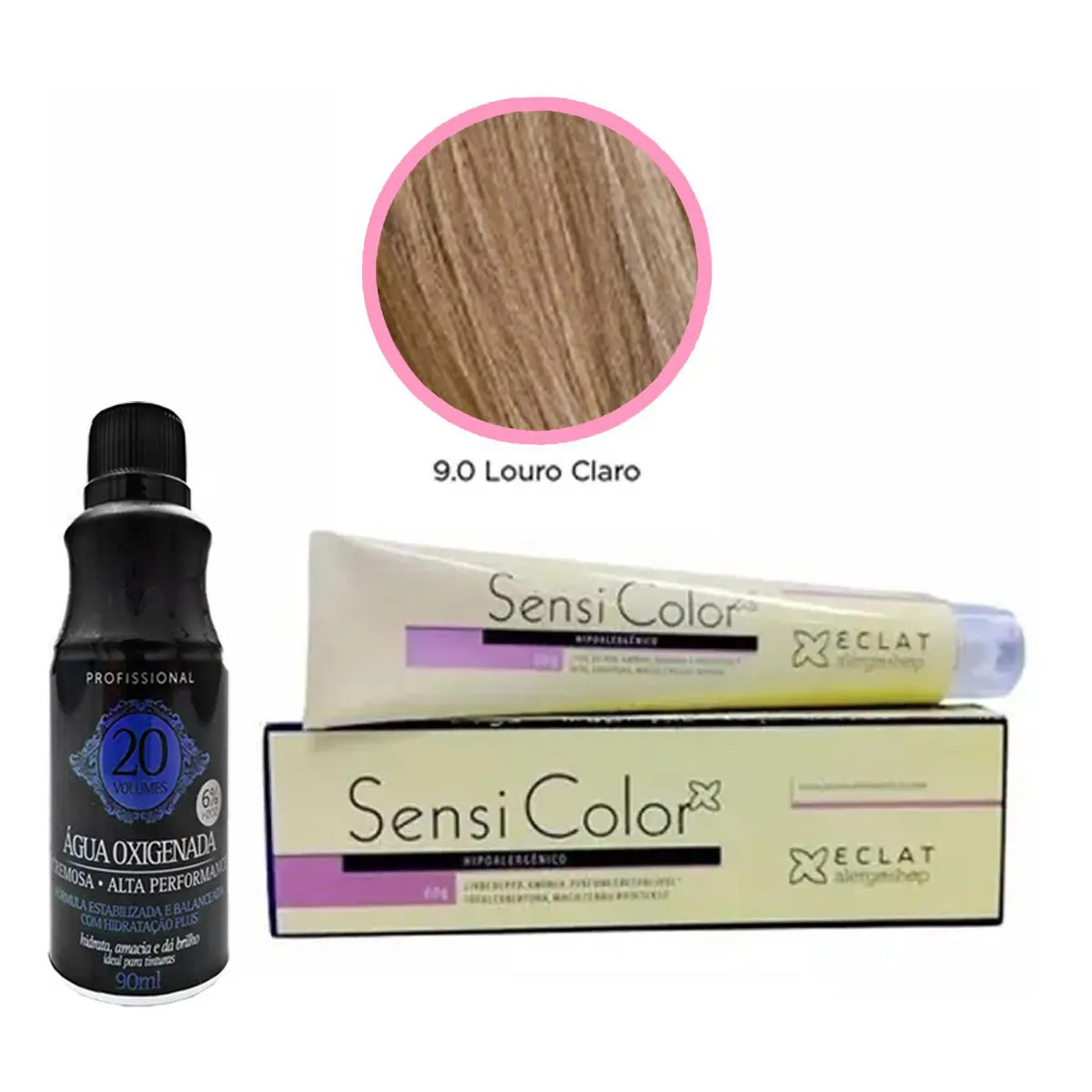 TINTA SENSI COLOR ALERGOSHOP 9.0 LOURO CLARO + OX