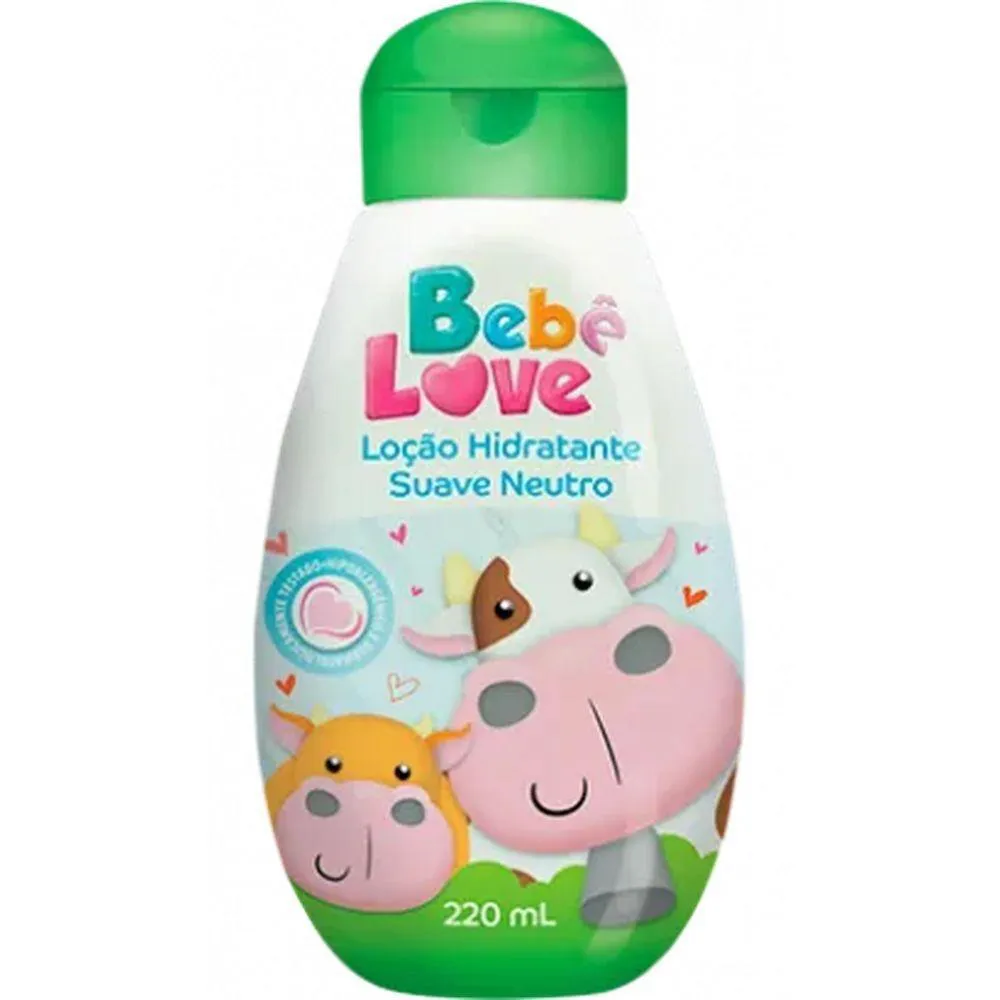 LOCAO HIDRATANTE BEBE LOVE SUAVE NEUTRO 220ML