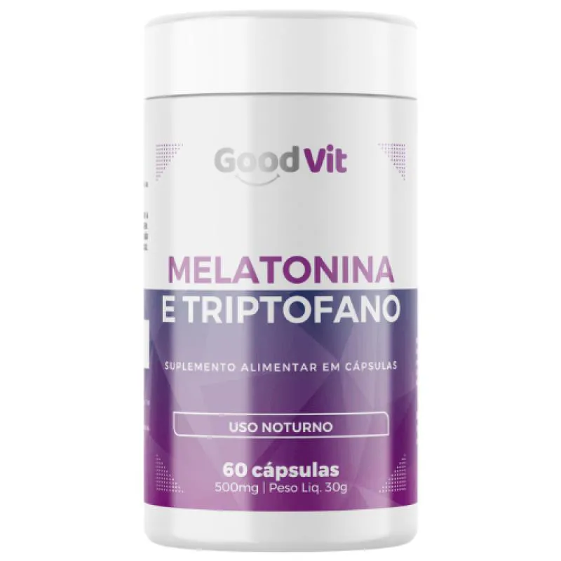 MELATONINA + TRIPTOFANO 500MG C/60 CáPSULAS - GOOD VIT