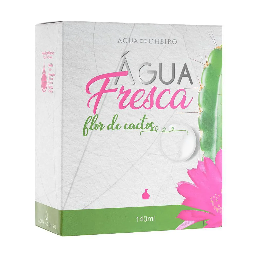 DEO COLôNIA ÁGUA FRESCA FLOR DE CACTOS 140ML