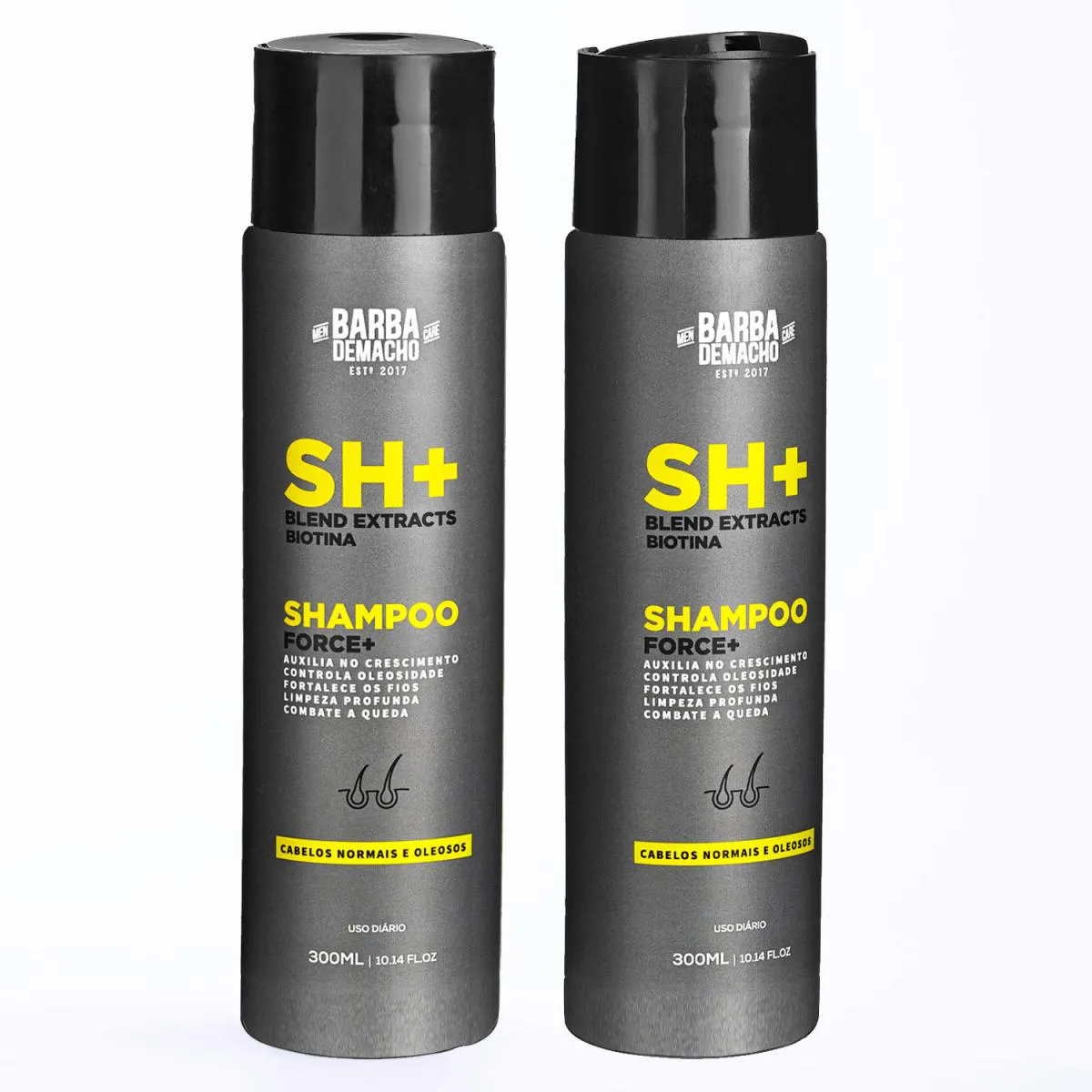 KIT XAMPU SH FORCE + ZERO QUEDA E OLEOSIDADE 300ML 2 UNID