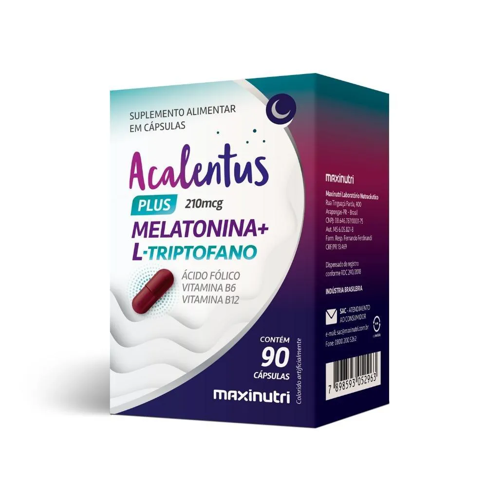 ACALENTUS PLUS MAXINUTRI - 90 CáPSULAS