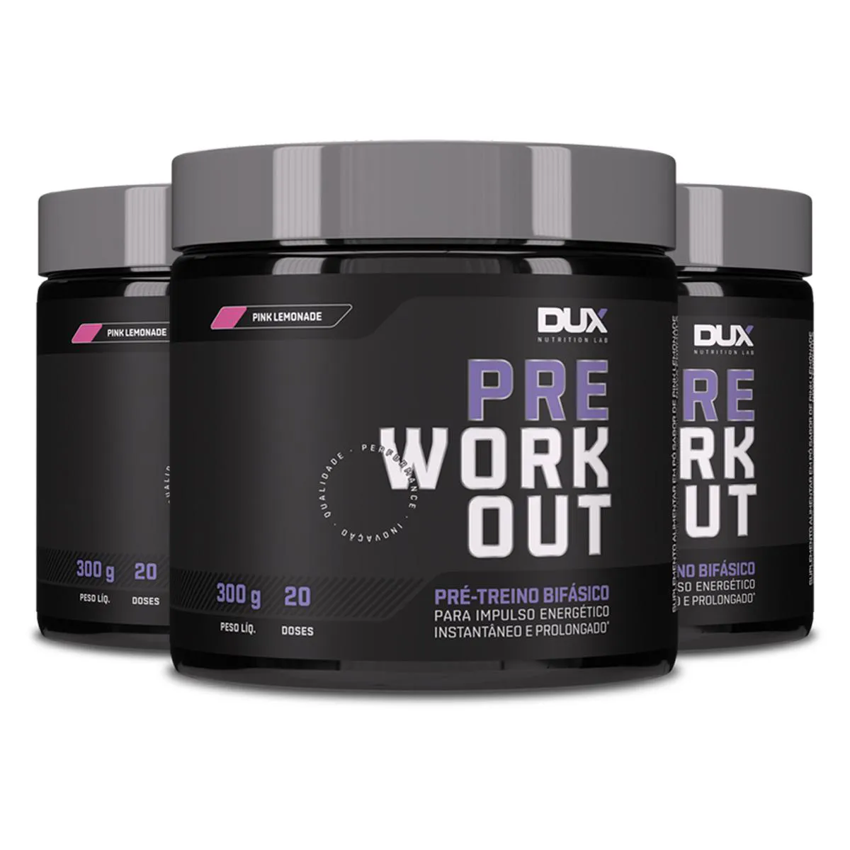 KIT 3 PRé TREINO DUX PRE WORKOUT MANGO TWIST 300G