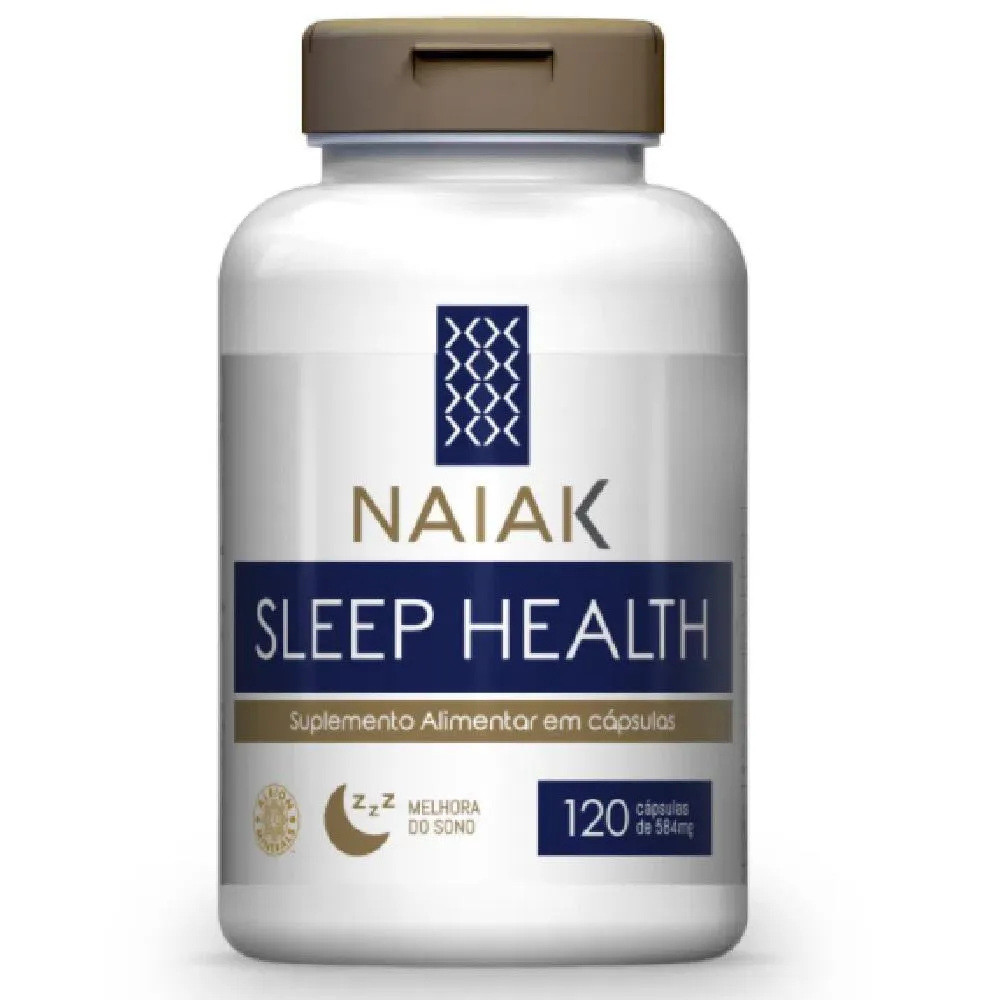 COMPLEXO VITAMINICO SLEEP HEALTH 120 CáPSULAS NAIAK Natural