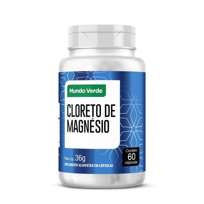 CLORETO DE MAGNéSIO MUNDO VERDE 60 CAPS