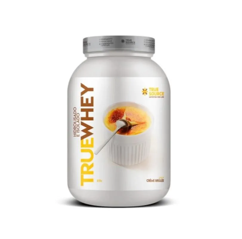 TRUE WHEY (837G) - HIDROLISADO E ISOLADO - SABOR: VANILLA CREME BRULLE