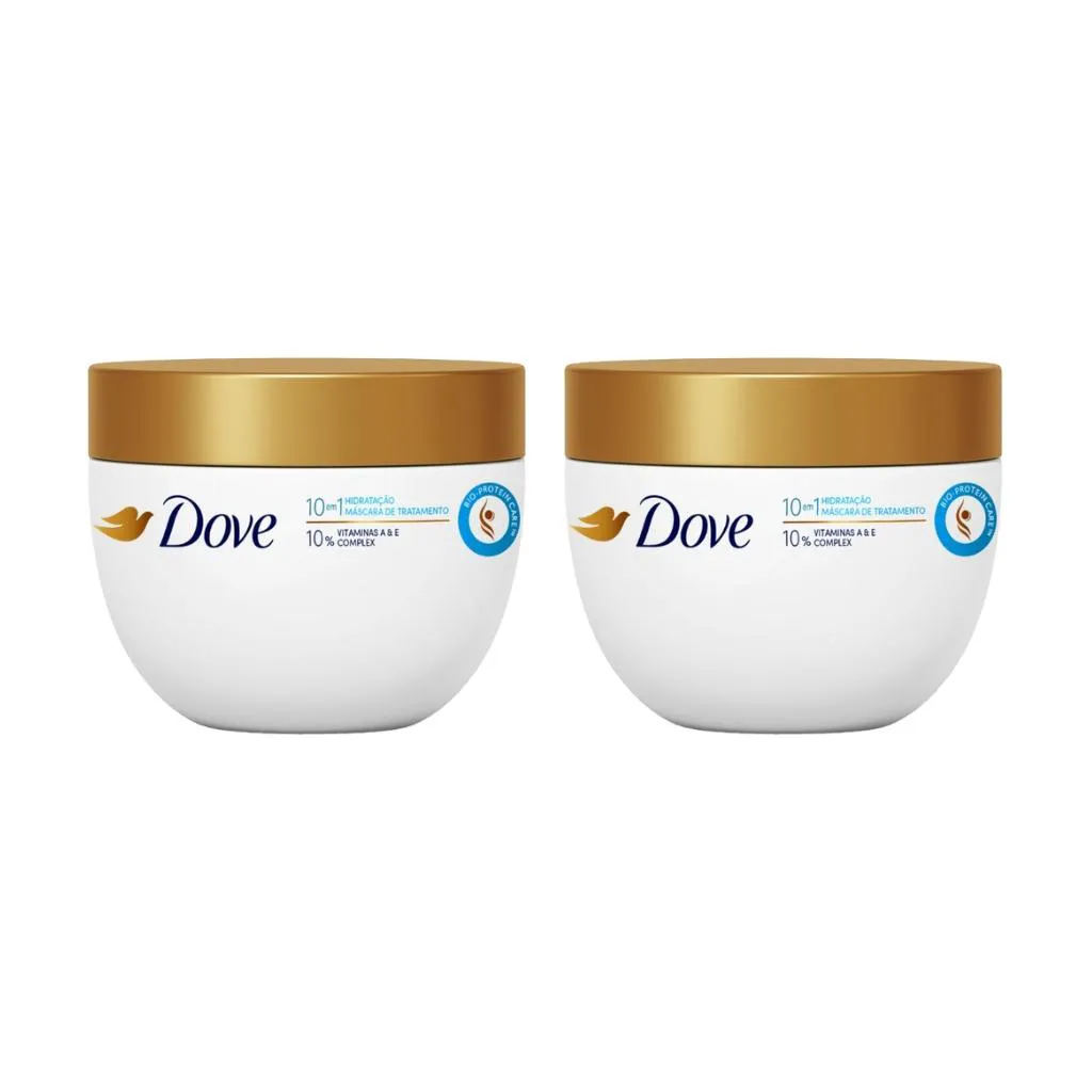 MASCARA DOVE DE TRATAMENTO 270G HIDRATAçAO - KIT C/ 2UN
