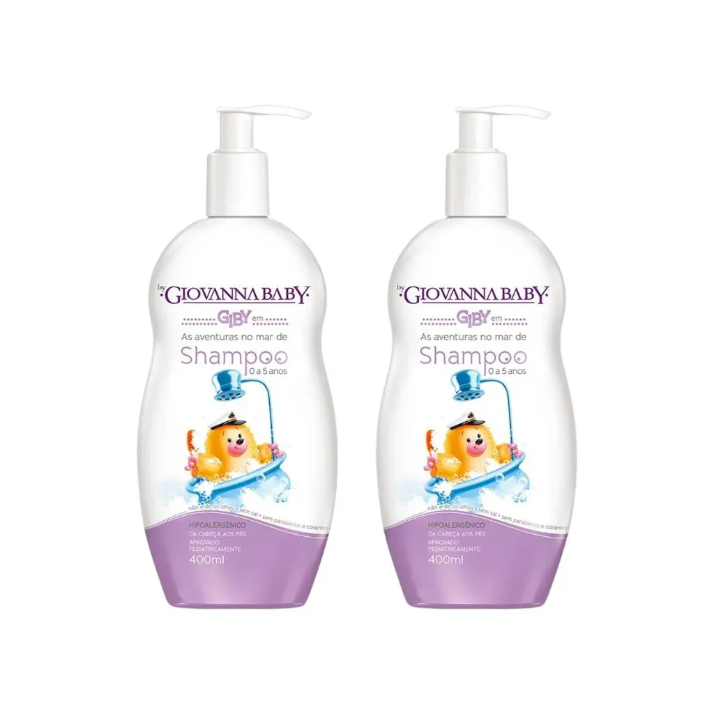 SHAMPOO GIOVANNA BABY GIBY 400ML - KIT C/ 2UN