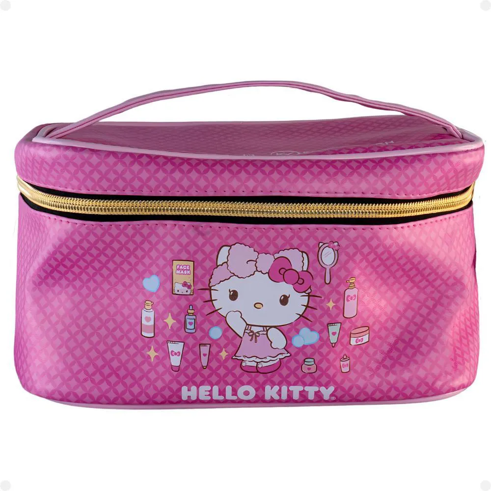 NECESSAIRE ORGANIZADORA HELLO KITTY BY KLASS VOUGH ROSA KCHK-05P